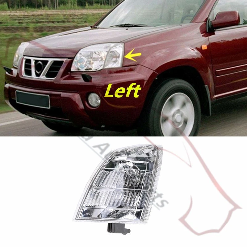 Nuevo indicador delantero izquierdo esquina luz giratoria carcasa para Nissan X-Trail 2001-2006 Foto 1 de 4