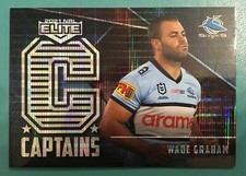 NRL TLA 2021 ELITE CAPTAINS CARD WADE GRAHAM SHARKS C04/16