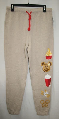 Pantalones de salón para adultos Mickey Mouse Food Sleep de Mickey Mouse de los parques de Disney | Talla: M Nuevos Foto 1 de 4
