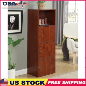 Aufbewahrung 1 Tür Schrank offen & geschlossen Organizer Wohnzimmer Möbel Regal USA - Bild 1 von 3