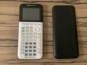 Calculatrice texas instruments TI-83 premium CE , fonctionnelle . - Photo 1/5