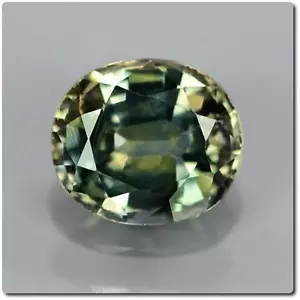 Zafiro Verde Amarillo. 0.88 cts. SI1. Australia. Con Certificado de Autenticidad - Imagen 1 de 1