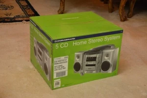 Nuevo en caja Sistema estéreo Durabrand CD2158 cambiador de 5 CD estéreo doméstico sintonizador AM/FM con control remoto - Imagen 1 de 1