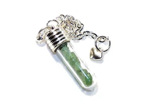 Emerald Crystal Chakra healing pendulum - Reiki  love, kindness, tranquility - Picture 1 of 1