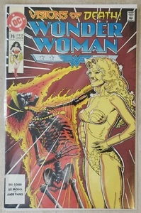 Wonder Woman - Visions Of Death - DC Jul #76 - Cómic de muy buen grado - Imagen 1 de 3