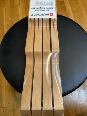 Wusthof In Drawer Knife Block 7 Slot Storage Tray Organizer WOOD BRAND NEW - Image 1 of 4