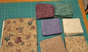 Holly Taylor "Summers North" Cotton Flannel Moda Fabric 3yds x42" Fall & 30qtrs - Picture 1 of 3