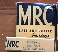 MRC angular contact ball bearing 112760-0 MRC 7203 - NEW OLD STOCK 1960
