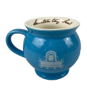 San Churro Retro Chocolateria Original Ceramic Coffee Mug Blue - Picture 1 of 7