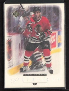 1994-95 SP Premier SP #25 Bernie Nicholls Chicago Blackhawks - Picture 1 of 2