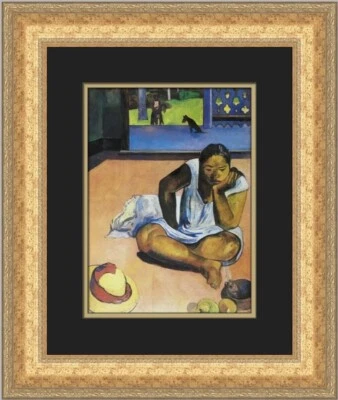 Paul Gauguin Brooding Woman Custom Framed Print - Image 1 of 2