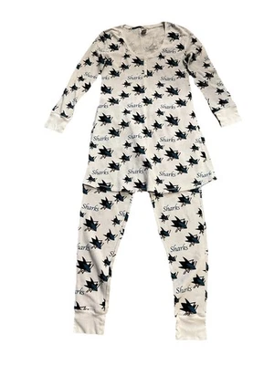 NHL San Jose Sharks Woman’s Pajama Set White Size M - Image 1 of 4
