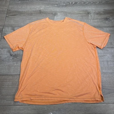 Tommy Bahama Shirt Mens 2XL Orange Paradise Coast Crew Performance Athletic Tee - Image 1 of 4