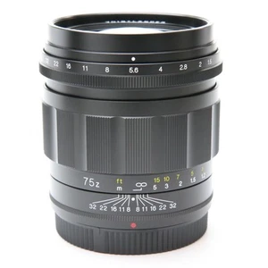 Voigtlander NOKTON 75mm F/1.5 Aspherical (for Nikon Z mount) -MINT- #479 - Picture 1 of 12