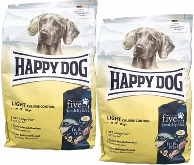 Happy Dog Light (€ 6,24 /kg) Trockenfutter Hund Light-Hundefutter 2 x 4kg = 8kg - Bild 1 von 3