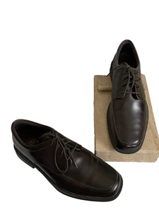 Rockport Men's Brown Leather Hydro-Shield Waterproof Oxford Shoes 8-1/2 M - Picture 1 of 10