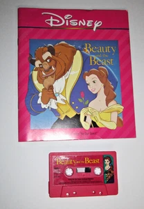 Vintage Disney - Die Schöne und das Biest - Lesen - Ein langes Buch mit Kassette - TOP - Bild 1 von 3