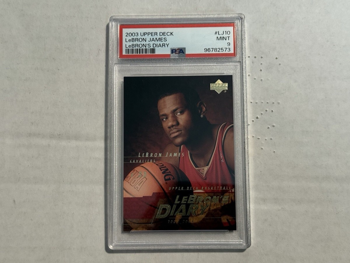 Sports Card Collectible LeBron James 2003 Upper Deck Rookie Card