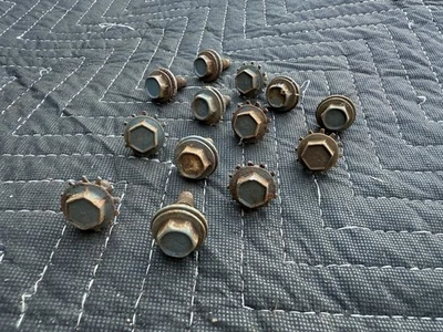 1961-1967 Ford Econoline Van Truck Grill Bolts Belly Pan Falcon 63 64 65 66 67 - Image 1 of 4