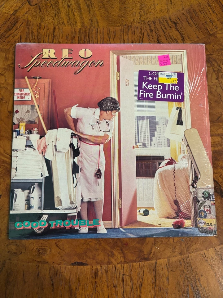 REO SPEEDWAGON "Good Trouble" 1982 Near Mint (12) - Image 1 of 3
