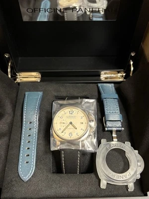 Correa Panerai Luminor Due PAM00906 Azul Polar 38mm Auto Completo Servicio 2025 Foto 1 de 4