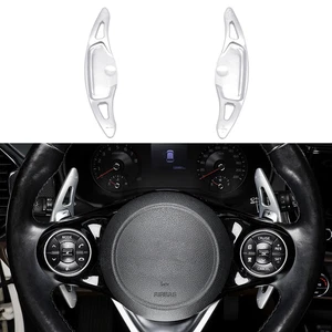 Aluminium Lenkrad Schaltwippen Verlängerung Paddle Für Kia Soul 2020-2025 Silber - Picture 1 of 6