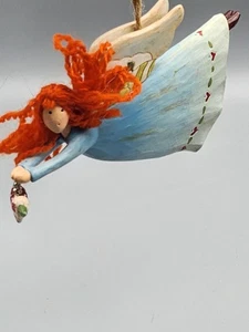Russ Berrie Red Head Angel Ornament - Picture 1 of 5