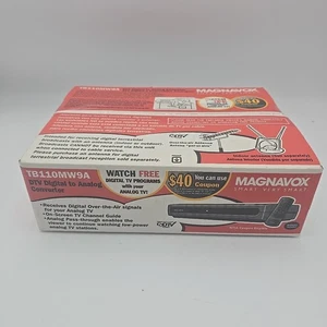 Magnavox TB110MW9 Digital TV Converter Box – NEW Sealed – DTV to Analog - Picture 1 of 4