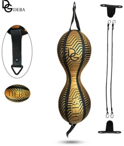 Deba Mexican Art Doble Extremo Cuero Speedball Bombilla de Boxeo Saco de Boxeo DE - Imagen 1 de 2