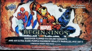 2022 Upper Deck Marvel Beginnings Volume 2 Series 1 Factory Sealed Hobby Box - Picture 1 of 4