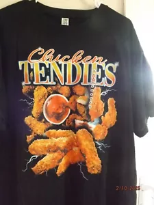 Chicken Tendies Men's Graphic Shirt--X-Large--NWT - Picture 1 of 1