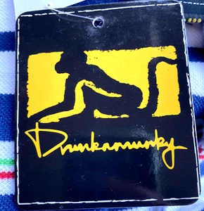 Drunknmunky Poloshirt gestreift marine multi Herren LARGE neun Punkte Baumwolle 36 Logo - Bild 1 von 12