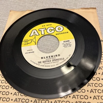 RARE 45 RPM RECORD: Mr. Soul / Bluebird, Buffalo Springfield (FH) - Image 1 of 4