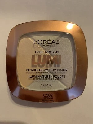 L'Oreal True Match Lumi Powder Glow Illuminator Blush & Highlight C302 ICE - Image 1 of 2