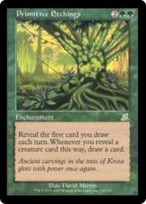 WOTC MtG Scourge Primitive Etchings (R) (Foil) VG