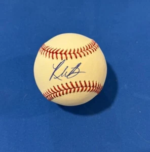 RHETT LOWDER CINCINNATI REDS BASE DA BASEBALL FIRMATA MAJOR LEAUGE BECKETT - Foto 1 di 3