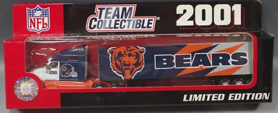 Camión de colección White Rose 2001 Chicago Bears NFL fundido a presión escala 1/80 nuevo en caja Foto 1 de 3