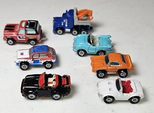Vintage Micro Machines Lot Porsche Ferrari Corvette GTO Blazer Tow Truck Renault - Picture 1 of 5