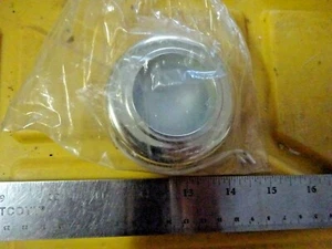 GOLD BEZEL Overhead HALOGEN Light - 3" Diameter  12VDC NO SWITCH - Imagen 1 de 2