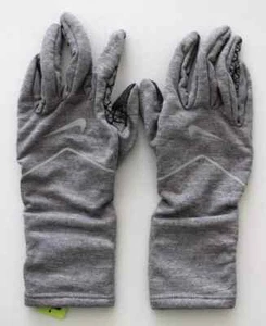 Nike Sphere Gloves Women's Medium Dri-Fit Running Grey/Silver - Picture 1 of 9