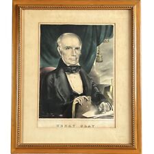 Henry Clay 1840s Whig Party Presidential Candidate Campaign Print 15 x 12"