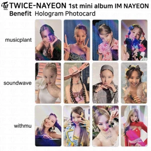 Nayeon 1er Mini Álbum I'm Nayeon MusicPlant Soundwave Withmuu Benefit Photocard - Imagen 1 de 30