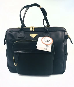 Ellen Tracy 18" Workbook Nylon Laptop Travel and Office Bag with Workbook Sleeve - Picture 1 of 2