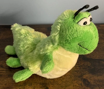 Ganz Webkinz Caterpillar 9.5" Tall Green Yellow Plush & Beanie No Code - Image 1 of 4