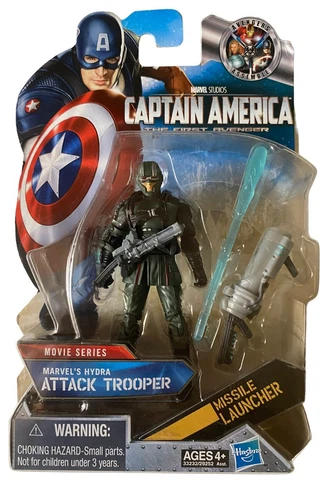 Captain America First Avenger #15 Hydra Attack Trooper Action Figure NEW 2011 Cover