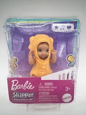 MATTEL BARBIE SKIPPER BABYSITTERS Inc Baby In Puppy Costume! Brown Eyes FreeS&H