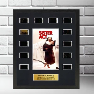 Sister Act - Whoopi Goldberg 1992 - Original Film Cell - Frame Wood Oak Display - Picture 1 of 9