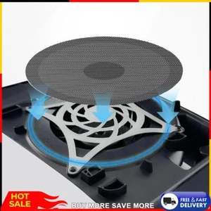 2er-Pack Lüfter-Staubfilter Host-Staubschutzhülle Schwarz für PS5 Slim Disc Digi - Afbeelding 1 van 10