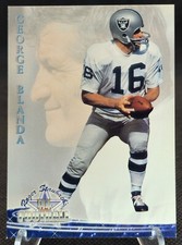 1994 George Blanda #45 Ted Williams NFL Football Card