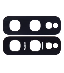 SAMSUNG GALAXY S10E G970U CAMERA LENS GLASS COVER PHONE PART + ADHESIVE *BLACK* - Picture 1 of 3